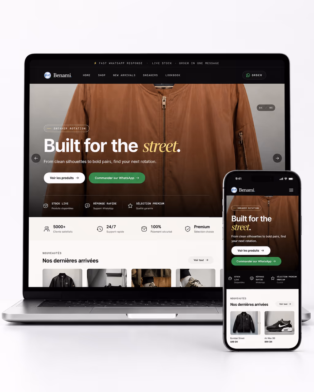 Site web - Site vitrine orienté conversion