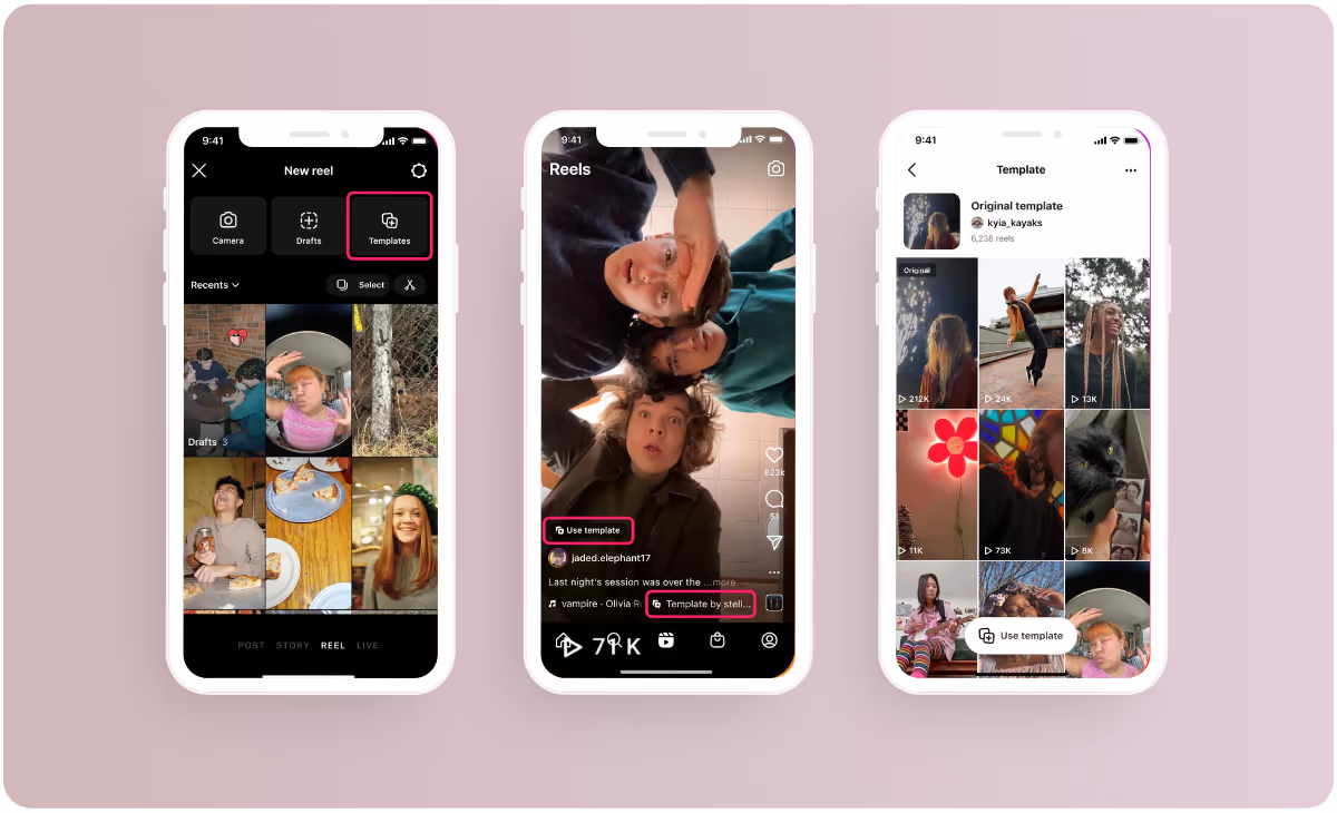 Réseaux sociaux - Série de contenus pour réseaux sociaux
